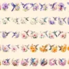 Floral Hummingbirds Watercolor Clipart Bundle - 380+ transparent PNG, Hummingbirds png, Spring bird images, Commercial use, Digital download