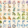 Under the Sea Watercolor Clipart Bundle - 422+ transparent PNG, Ocean life graphics, Marine creature art, Commercial use, Digital download
