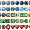 Gem Buttons Watercolor Clipart Bundle - 343+ transparent PNG, Shimmering gem button png, Decorative art, Commercial use, Digital download