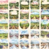 Vineyards Watercolor Clipart Bundle - 233+ transparent PNG, Rustic vineyard landscapes, Wine decor images, Commercial use, Digital download