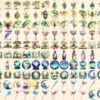 Fairies Watercolor Clipart Bundle - 1113+ transparent PNG, Whimsical fairytale graphics, Magical pixie art, Commercial use, Digital download