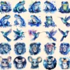 Celestial Animals Watercolor Clipart Bundle - 225+ transparent PNG, Cosmic animal graphics, Galactic art, Commercial use, Digital download