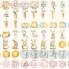 Happy Easter Watercolor Clipart Set - 510+ transparent PNG, Cozy spring illustrations, Cute egg graphics, Commercial use, Digital download