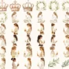 Faithful Easter Watercolor Clipart Set - 330+ transparent PNG, He is risen illustrations, Jesus graphics, Commercial use, Digital download