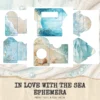 In Love With The Sea Junk Journal Ephemera & Folio Kit - Ocean waves journal, Summer digital ephemera, Junk Journal Kit, Digital download