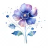 19 High-Quality Galaxy Flowers Clipart - Galaxy flowers digital watercolor JPG instant download for commercial use - Digital download
