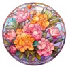 20 High-Quality Flowers Stained Glass Clipart - Bouquet flower digital watercolor JPG instant download for commercial use - Digital download
