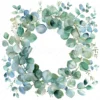 20 High-Quality Eucalyptus Wreath Clipart - Eucalyptus wreath digital watercolor JPG instant download for commercial use - Digital download