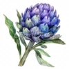 20 High-Quality Artichoke Clipart - Artichoke flower digital watercolor JPG instant download for commercial use - Digital download