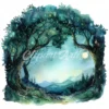 19 High-Quality Fairy Tree Archway Clipart - Fairy tree digital watercolor JPG instant download for commercial use - Digital download