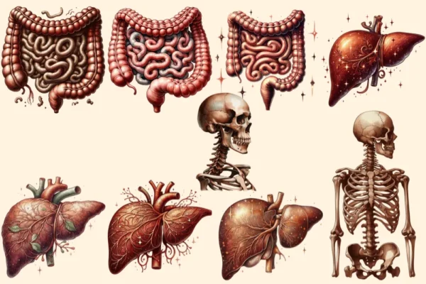Vintage Anatomy (P-2) PNG Clipart Collection - 41 PNG, Classic medical illustrations, Classic artwork, Commercial use, Digital download