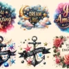 Inspirational Quotes PNG Clipart Collection - 28 PNG, Uplifting graphics, Inspirational quotes art, Commercial use, Digital download