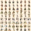 Victorian Bunnies Clipart Bundle - 750+ transparent PNG, Vintage rabbit clipart, Medieval antique graphics, Commercial use, Digital download