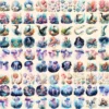Ocean Stuff Watercolor Clipart Bundle - 800+ transparent PNG, Ocean-themed clipart, Ocean creatures designs, Commercial use,Digital download