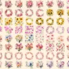 Wedding Flowers Watercolor Clipart Bundle - 545+ transparent PNG, Floral wedding elements, Bride's bouquet, Commercial use, Digital download