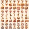 Gingerbread Cookies Watercolor Clipart Bundle - 675+ transparent PNG, Xmas cookies png, Festive baking png, Commercial use, Digital download