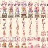 Bonjour Paris Watercolor Clipart Bundle - 575+ transparent PNG, Pink paris graphics, French illustrations, Commercial use, Digital download