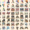 Writing Watercolor Clipart Bundle - 540+ transparent PNG, Writing tools illustrations, Composition images, Commercial use, Digital download
