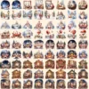 Santa Claus Watercolor Clipart Bundle - 750+ transparent PNG, Cheerful santa illustrations, Holiday images, Commercial use, Digital download