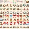 Merry and Bright Watercolor Clipart Bundle - 702+ transparent PNG, Christmas png, Joyful holiday graphics, Commercial use, Digital download