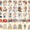 Baroque Era Watercolor Clipart Bundle - 288+ transparent PNG, Elegant baroque graphics, Historical images, Commercial use, Digital download