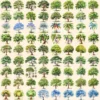 Trees Watercolor Clipart Bundle - 738+ transparent PNG, Scenic tree and landscape graphics, Green nature, Commercial use, Digital download