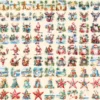Tropical Christmas Watercolor Clipart Bundle - 790+ transparent PNG, Exotic tropic holiday image,Festive png,Commercial use,Digital download