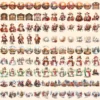 Western Christmas Watercolor Clipart Bundle - 1140+ transparent PNG, Festive western graphics, Cowboy png, Commercial use, Digital download