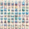 Sea Animals Watercolor Clipart Bundle - 832+ transparent PNG, Marine wildlife graphics, Ocean creature art, Commercial use, Digital download