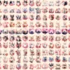 Valentine's Day Cats Watercolor Clipart Bundle - 1070+ transparent PNG, Romantic cat png,Loveable kitten art,Commercial use,Digital download