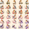Robins Watercolor Clipart Bundle - 280+ transparent PNG, Delightful bird graphics, Adorable robin images, Commercial use, Digital download