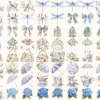 Monet's Garden Watercolor Clipart Set - 550+ transparent PNG, Spring garden graphics, Romantic florals art, Commercial use, Digital download