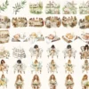 Faithful Easter Watercolor Clipart Set - 330+ transparent PNG, He is risen illustrations, Jesus graphics, Commercial use, Digital download
