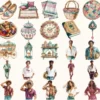 Moroccan Escape Watercolor Clipart Set - 235+ transparent PNG, Summer travels graphics, Moroccan decor art, Commercial use, Digital download