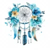 20 High-Quality Dreamcatcher Clipart - Dreamcatcher digital watercolor JPG instant download for commercial use - Digital download