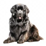 20 High-Quality Newfoundland Clipart - Newfoundland digital watercolor JPG instant download for commercial use - Digital download