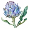 20 High-Quality Artichoke Clipart - Artichoke flower digital watercolor JPG instant download for commercial use - Digital download