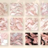 Rose Gold Marble Seamless Digital Paper - 69 Scrapbook patterns, Blush pink marble patterns, Marble foil, Commercial use, Digital download