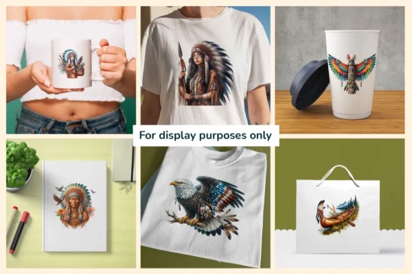 Native America PNG Clipart Collection - 52 PNG, Cultural illustrations png, Traditional graphics art, Commercial use, Digital download