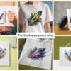 Feathers PNG Clipart Collection - 31 PNG, Artistic feather illustrations, Elegant printables, Commercial use, Digital download