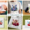 Floral Fairies (P-2) PNG Clipart Collection - 30 PNG, Magical fairy graphics, Floral themed printables, Commercial use, Digital download