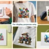 Summer Gnomes PNG Clipart Collection - 70 PNG, Bright summer gnome illustration, Cheerful printables, Commercial use, Digital download