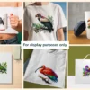 Jungle Birds PNG Clipart Collection - 42 PNG, Exotic feathered graphics, Tropical bird art, Commercial use, Digital download