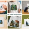 Forest Landscapes PNG Clipart Collection - 53 PNG, Peaceful woodland illustrations, Nature printable, Commercial use, Digital download