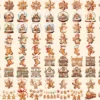 Gingerbread Cookies Watercolor Clipart Bundle - 675+ transparent PNG, Xmas cookies png, Festive baking png, Commercial use, Digital download