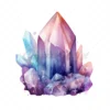 20 High-Quality Cosmic Crystals Clipart - Cosmic crystals digital watermark JPG instant download for commercial use - Digital download