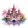 20 High-Quality Fantasy Pavilion Clipart - Fantasy pavilion digital watercolor JPG instant download for commercial use - Digital download