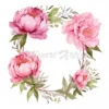 16 High-Quality Peony Flowers Clipart - Pink peony digital watercolor JPG instant download for commercial use - Digital download