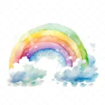 14 High-Quality Rainbows Clipart - Colorful rainbows watercolor digital JPG instant download for commercial use - Digital download
