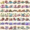 Floral Trucks Watercolor Clipart Bundle - 523+ transparent PNG, Blossom truck graphics, Floral vehicle png, Commercial use, Digital download
